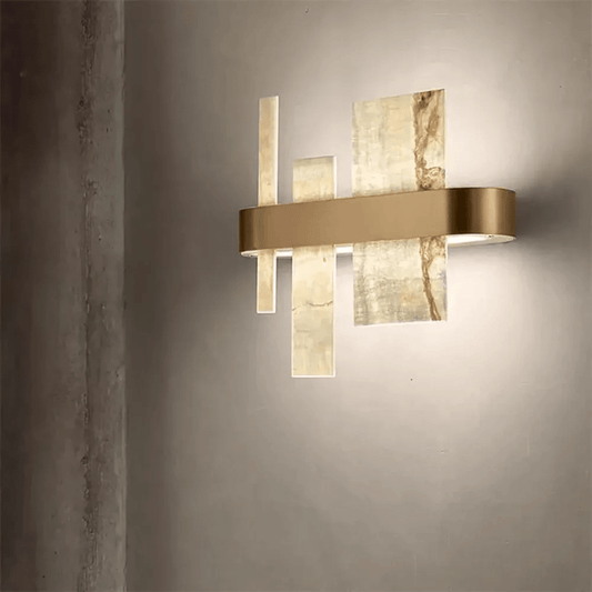 Alabaster Acropolis LED Wall Sconce - Zelno Lighting