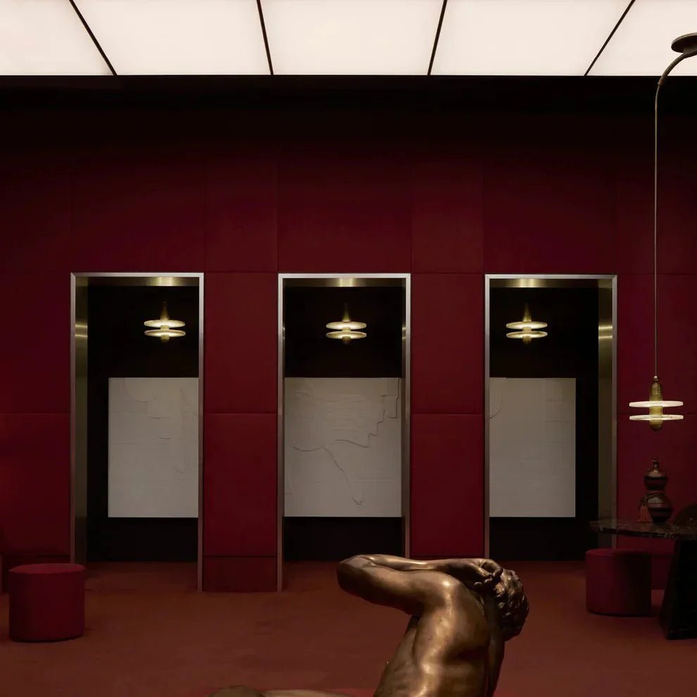Alabaster Comet Pendant Lamp - Zelno Lighting