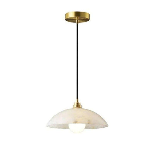 Alabaster Umbrella Pendant - Zelno Lighting