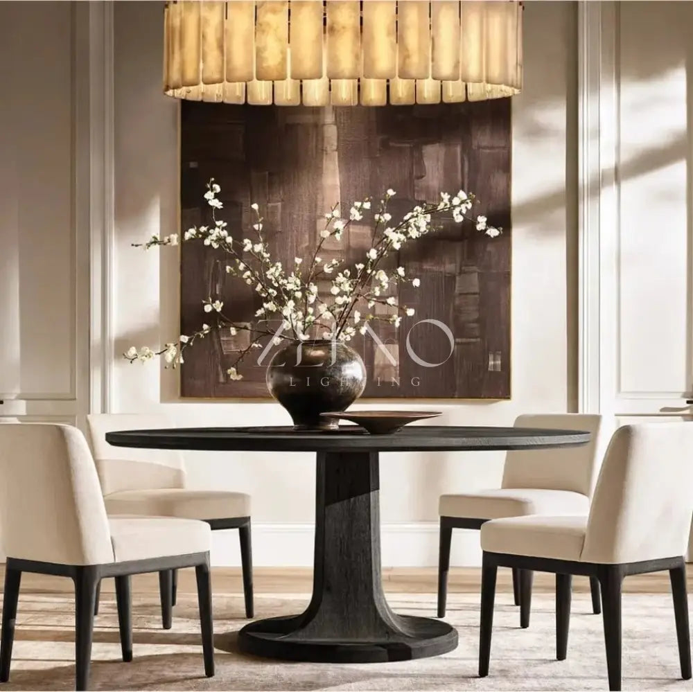 Calametta Onyx Round Chandelier - Zelno