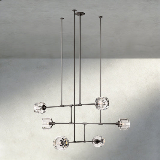 Damuet Mobile Round Chandelier 48", 62" - Zelno