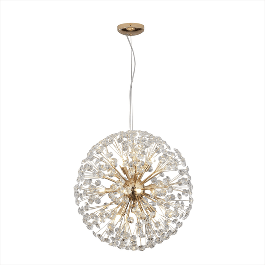 Dandelion Spherical Crystal Pendant Light - Zelno Lighting