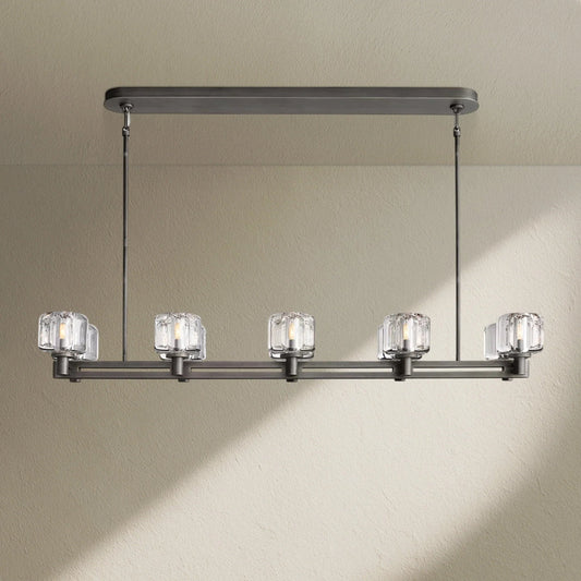 Deamafz Double Linear Chandelier 54"72" - Zelno