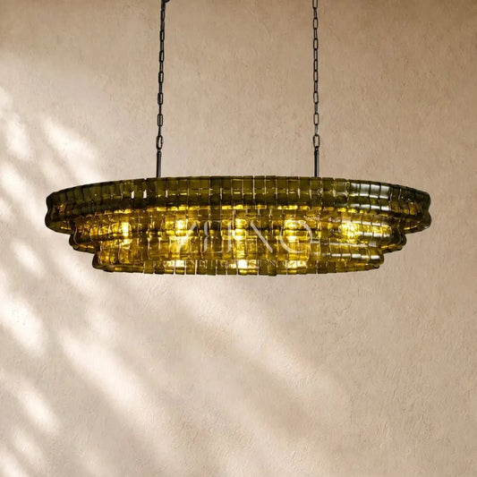 Ghiacci Oval Chandelier - Zelno