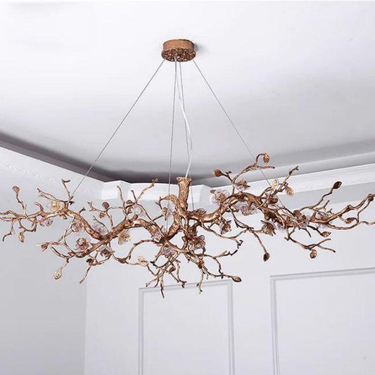 Luxury Flower Tree Branch Chandelier - Zelno Lighting