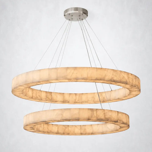 Marquise 2-Tier Round Chandelier 60" - Zelno
