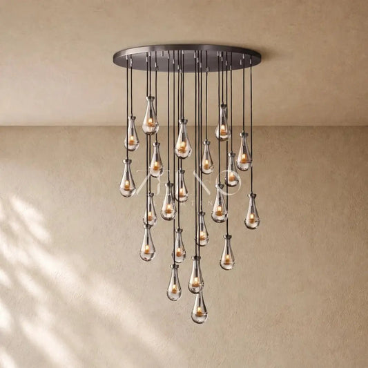 Raining Lighting Round Chandelier - Zelno