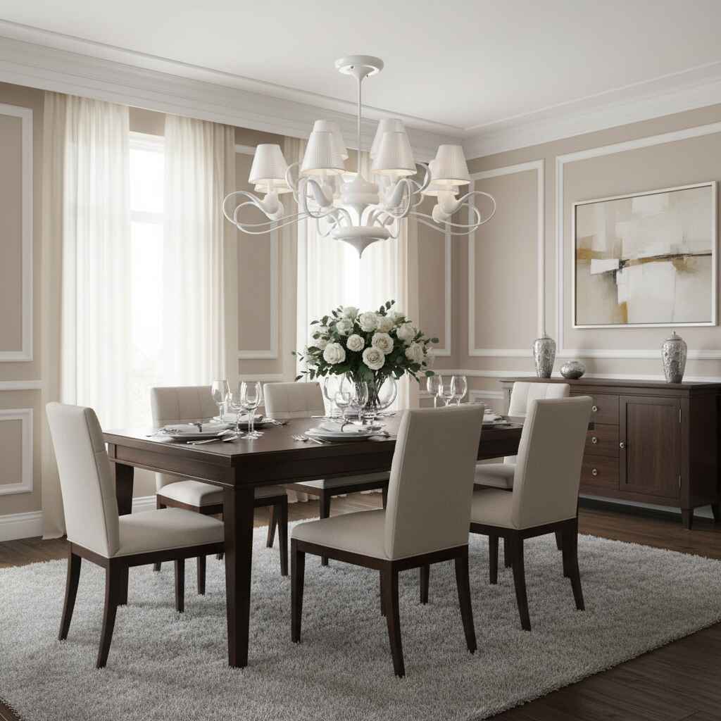 Snow White Round Chandelier