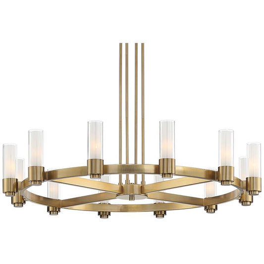 Stiffel Ennis 48" Wide-12-Light Ring Chandelier - Zelno