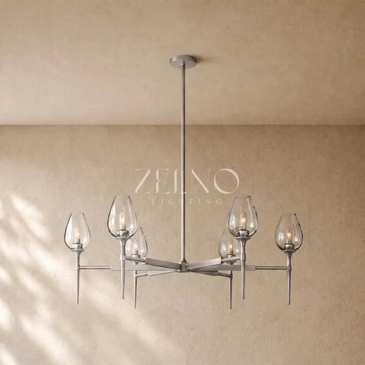 Tulipa Round Chandelier - Zelno