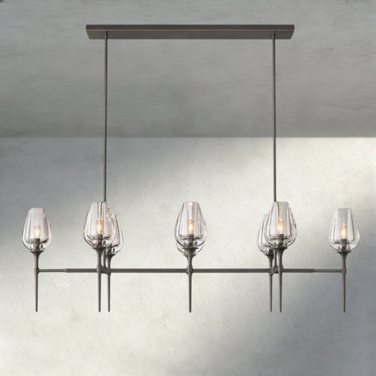 Tuple Linear Chandelier 52", 65" - Zelno