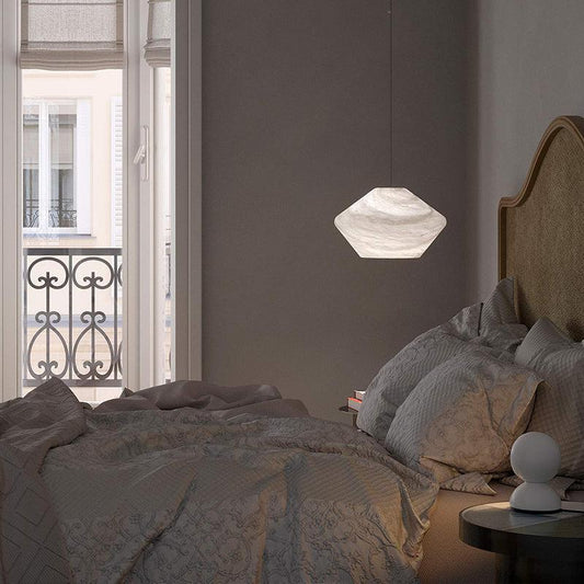 zelnolighting Finlay Alabaster Pendant Light, Kitchen Island Pendant Light - Zelno