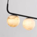 zelnolighting Modern Luxury Alabaster Global Kitchen Island Pendant 5 Lights - Zelno