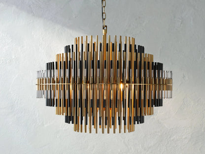 Emily Round Chandelier Zelno Lighting