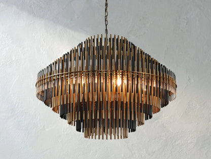 Emily Round Chandelier Zelno Lighting