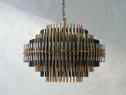 Emily Round Chandelier Zelno Lighting
