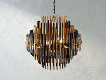 Emily Round Chandelier Zelno Lighting