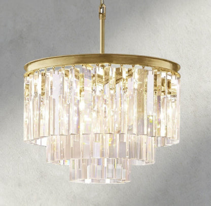 1920s Odeon Round Chandelier 20", 32", 44" - Zelno