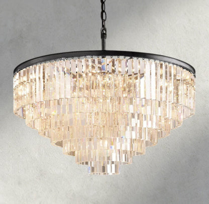 1920s Odeon Round Chandelier 20", 32", 44" - Zelno