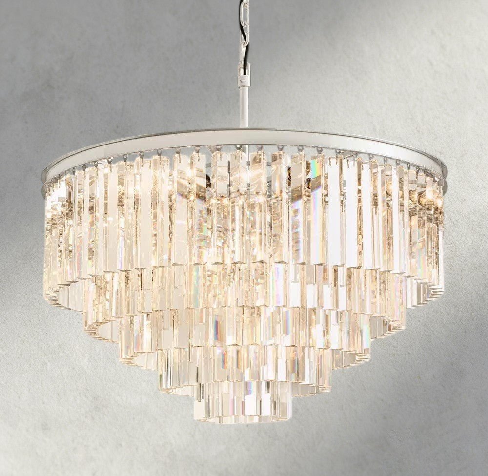 1920s Odeon Round Chandelier 20", 32", 44" - Zelno