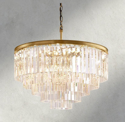1920s Odeon Round Chandelier 20", 32", 44" - Zelno