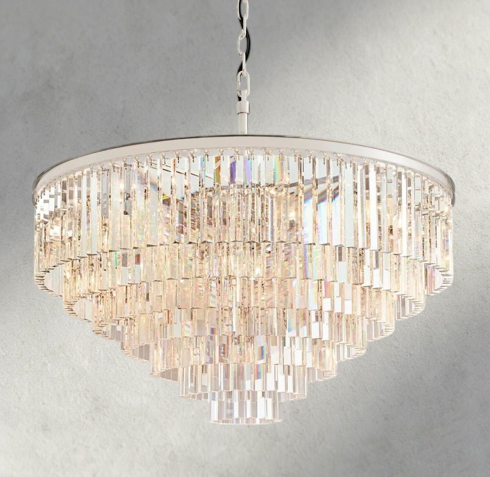 1920s Odeon Round Chandelier 20", 32", 44" - Zelno