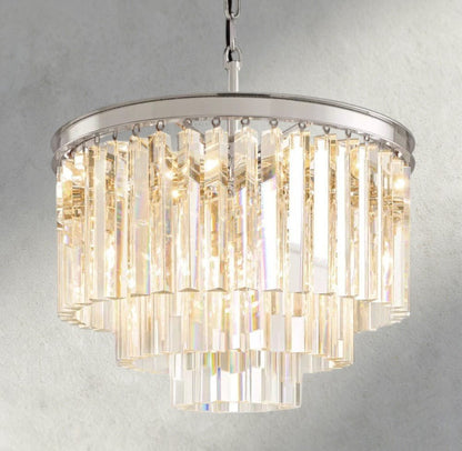 1920s Odeon Round Chandelier 20", 32", 44" - Zelno