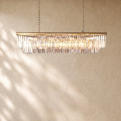 1920s  Rectangular Chandelier 40" 49" 59"