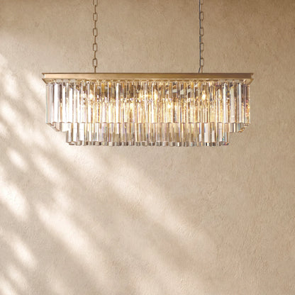 1920s  Rectangular Chandelier 40" 49" 59"