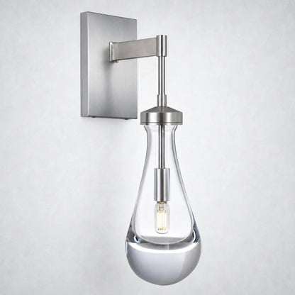 Raindrop Crystal Wall Sconce