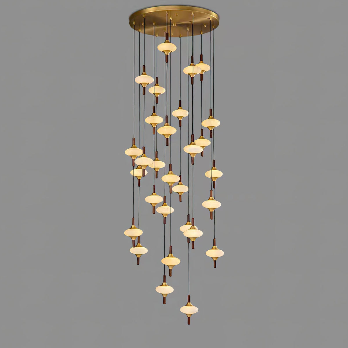 Cascade Spindle Chandelier