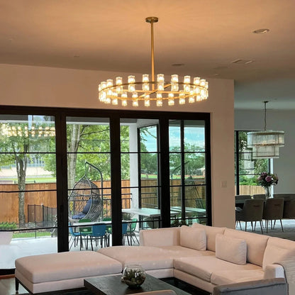 Arcacheno Round Chandelier 36" 48" 60"