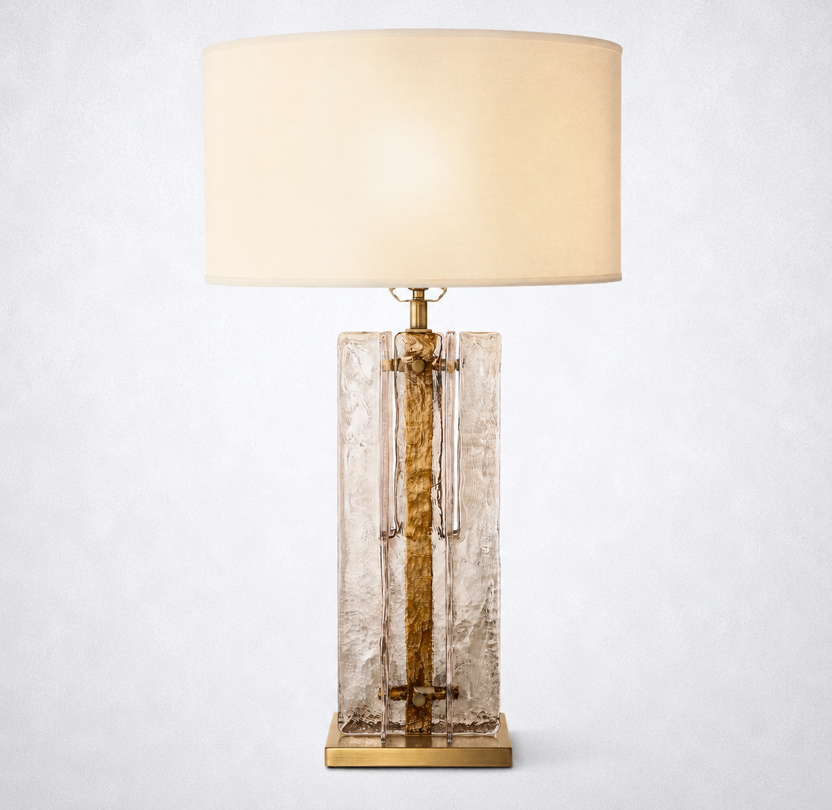 Enclave Smoke Glass Table Lamp