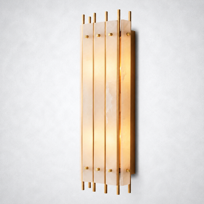 Sorella Alabaster Grand Rectangular Sconce
