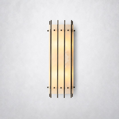 Sorella Alabaster Grand Rectangular Sconce