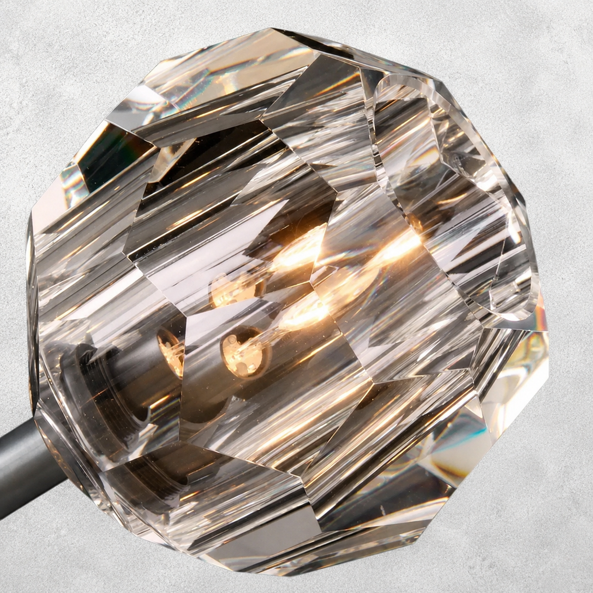 Meridian Clear Cristal  Glass Rod Pendant
