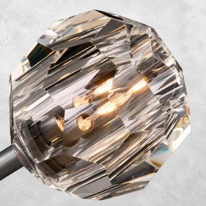 Meridian Clear Cristal  Glass Rod Pendant