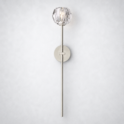 Meridian Clear Crystal Grand Wall Sconce