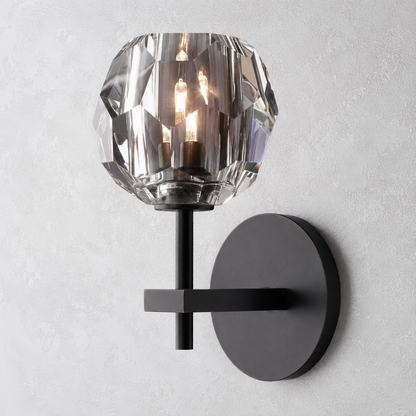 Meridian Clear Glass Sconce