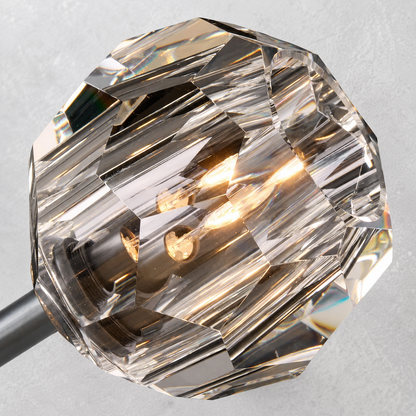 Meridian Clear Glass Sconce