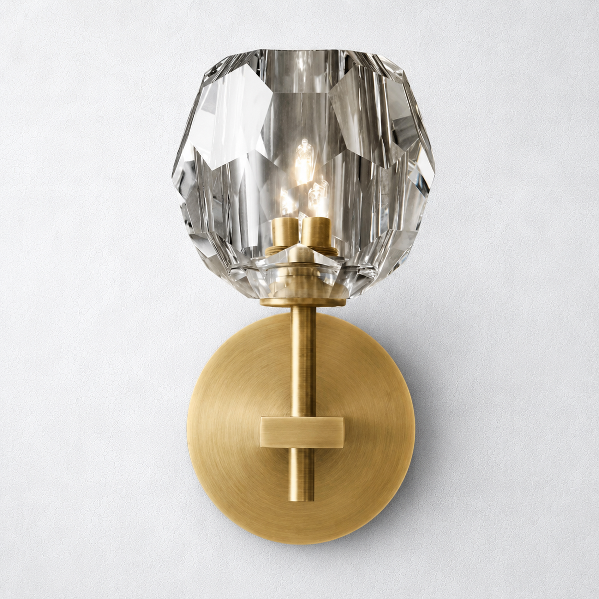 Meridian Clear Glass Sconce