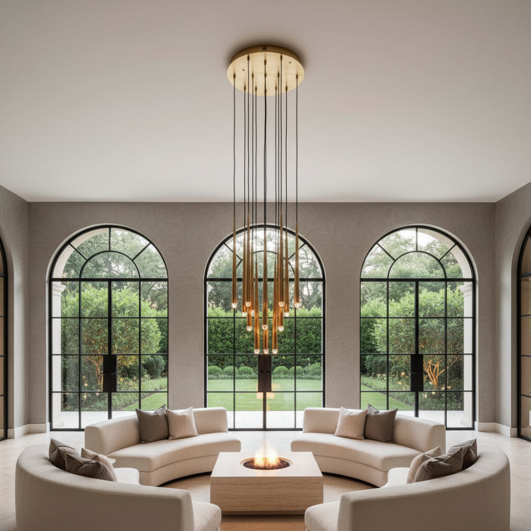 Aqaitaiva Round Chandelier 18", 24", 30", 48"
