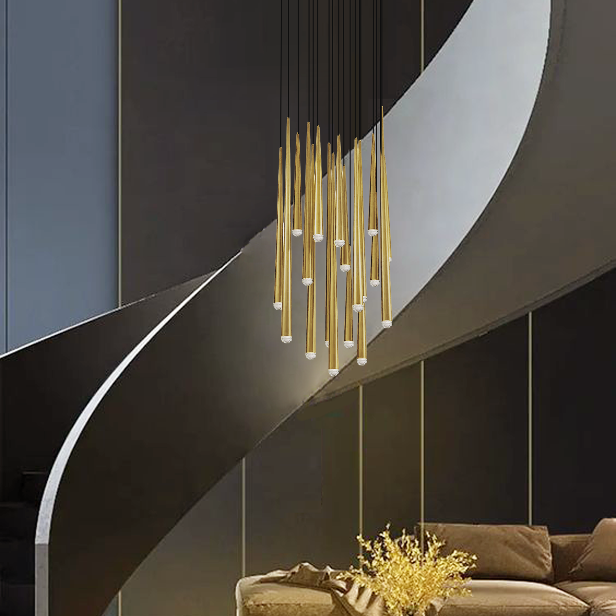 Aqaitaiva Round Chandelier 18", 24", 30", 48"