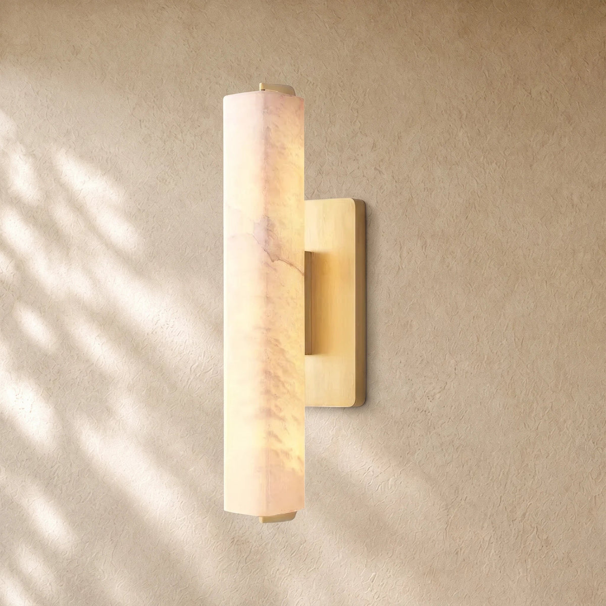 Audubom Alabaster Single Sconce