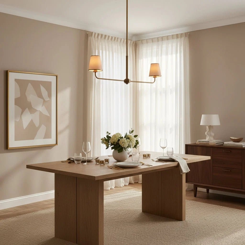 Adria 2-Light Chandelier - Zelno Lighting