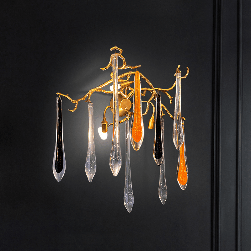Agnes Branch Crystal Wall Sconce - Zelno Lighting