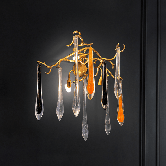 Agnes Branch Crystal Wall Sconce - Zelno Lighting
