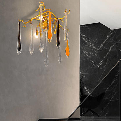 Agnes Branch Crystal Wall Sconce - Zelno Lighting