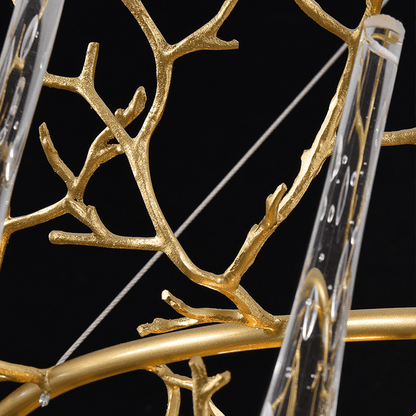 Agnes Round Branch Crystal Chandelier - Zelno Lighting