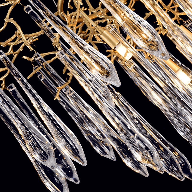 Agnes Round Branch Crystal Chandelier - Zelno Lighting
